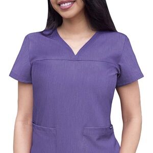 Fitted Purple Short Sleeve Tee